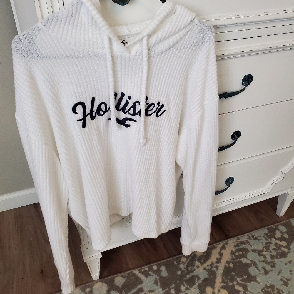 HOLLISTER BRAND NEW SIZE XL WAFFLE THERMAL GORGEOUS HOODIE